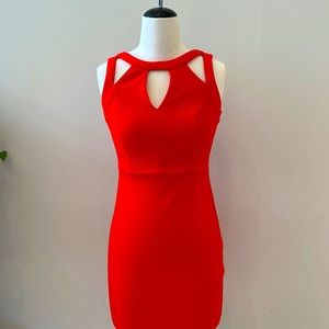 A GORGEOUS red dress